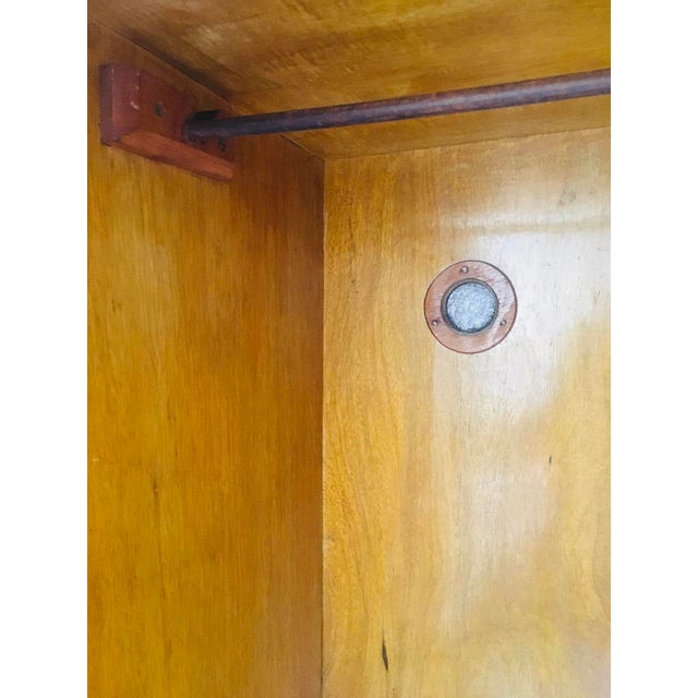 Wardrobe with Drawers and Mirror, 1930s For Sale - Image 11 of 12