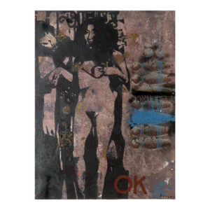 Yoko Ono and John Lennon, Anton Solomoukha Oil Painting