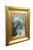 Realism Vintage Still Life Oil Painting White Irises in Glass Vase Realism Framed For Sale - Image 3 of 11