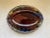 Vintage Slipware Terra Cotta Oval Ridged Bowl For Sale - Image 10 of 13