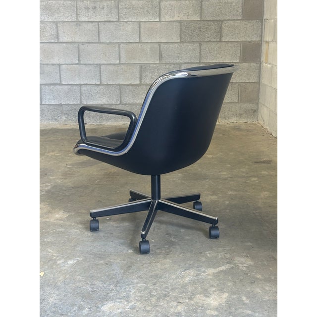 Plastic 1980s Charles Pollock for Knoll Office Desk Chair For Sale - Image 7 of 10