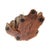 1970s Organic Modern Shorebird Sculpture on Burl Wood Base For Sale In West Palm - Image 6 of 6