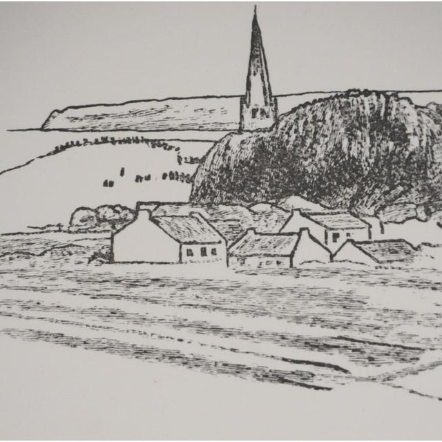 Mathurin Meheut, Seaside Village, 1937, Engraving For Sale - Image 6 of 8