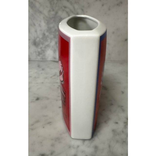 Andy Warhol Rosenthal Studio Line Andy Warhol Vase 6” Daises Collection New Orig. Box For Sale - Image 4 of 11