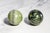 Wonderful Antique Polished Stone Specimen Eggs on Monkey Stands Grand Tour Mineral Collection Pair Home Decor For Sale - Image 12 of 16