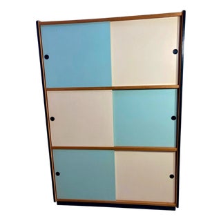 Wardrobe with Sliding Doors, 1970s For Sale
