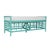 Not Yet Made - Made To Order Luna Bench - Turquoise For Sale - Image 5 of 7