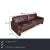 COR Conseta leather suite consisting of a three-seater sofa and armchair in brown. This model impresses with its timeless...