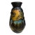 Cameo Glass Vase Marked Galle With Mountain Scenery For Sale