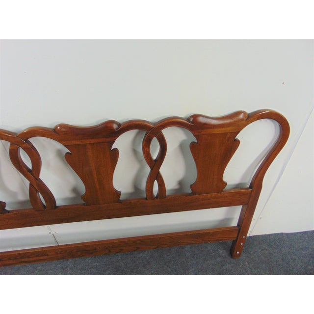 Queen Anne Cherry Kingsize Headboard Chairish