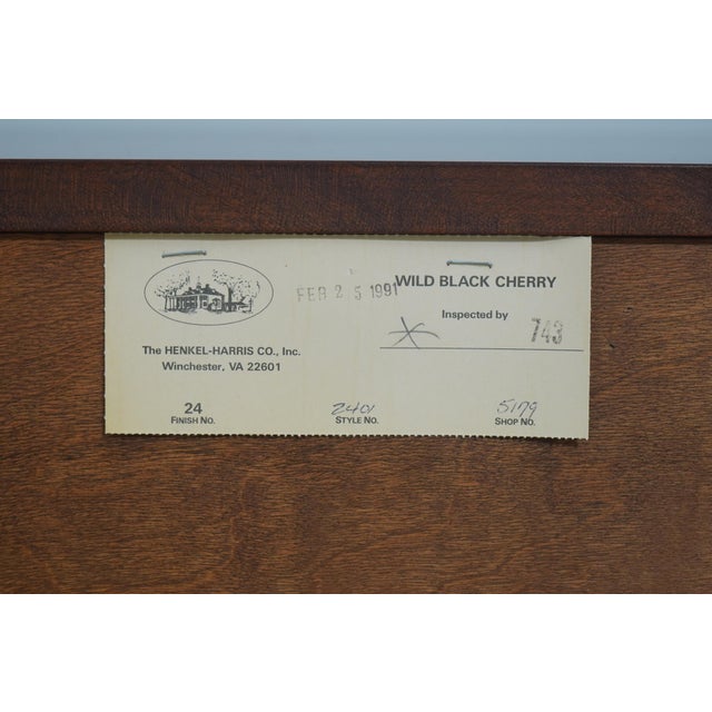 Henkel Harris Cherry Model 2401 Bachelor Chest For Sale - Image 18 of 18