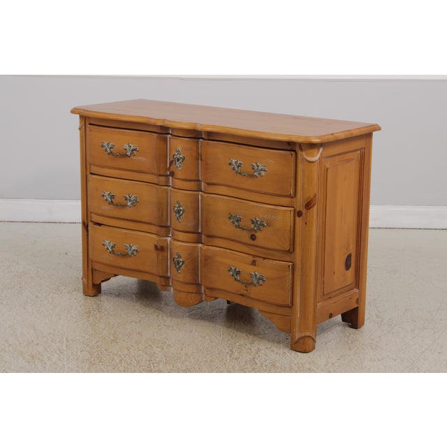Ethan Allen Ethan Allen Legacy Knotty Pine Dresser Chest For Sale - Image 4 of 16