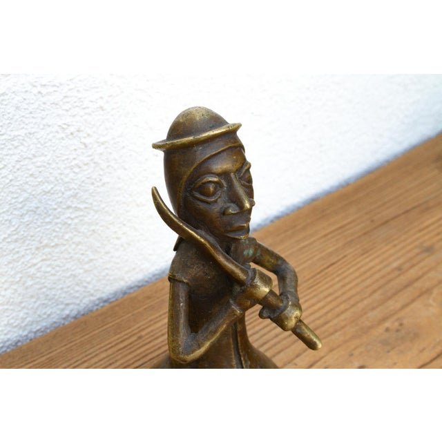 African Early 20th Century Benin Style African Warrior For Sale - Image 3 of 9