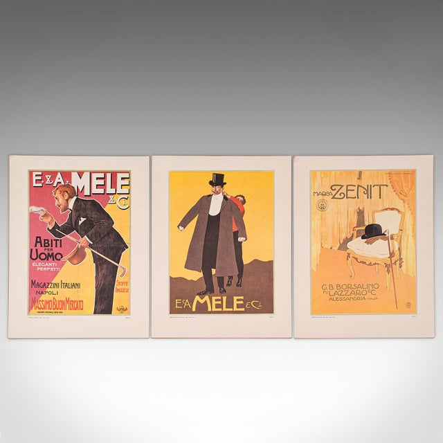 Vintage Folio of 24 Posters, Italian, Prints, Advertising, Art Exhibition Set For Sale - Image 9 of 12