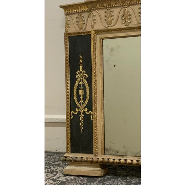 1800’s French Mantle Mirror Entryway Sideboard For Sale - Image 4 of 7