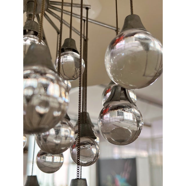 1980s Space Age Jelly Fish Pendant Light, 1980s For Sale - Image 5 of 16