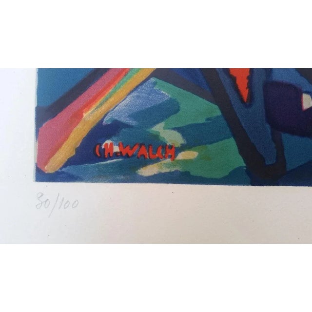 Charles Walch, The Harlequin, 1969, Lithograph For Sale - Image 4 of 5