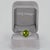 Modern 7.2Ct Peridot Ring With Earth Mined Diamond Halo: Solid 14k Gold, Size 6.75 For Sale - Image 3 of 10