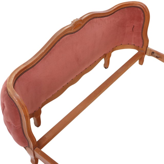 Full Size French Corbeille Style Bed, C. 1945 For Sale - Image 9 of 10