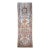 Antique Persian Malayer Runner Rug, Hand-Knotted Wool, Geometric Pattern, 4x20, Ivory & Blue For Sale