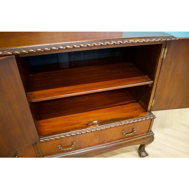 Chippendale Style Mahogany Sideboard, 1920s For Sale - Image 10 of 11