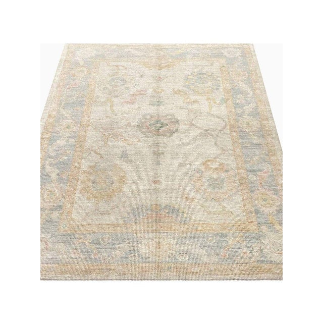 1990s 4x6 Turkish Oushak Area Rug - 111075 For Sale - Image 5 of 8