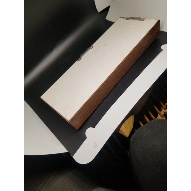 Mid-Century Modern Vintage Midcentury Modern Wood Framed Mirror For Sale - Image 3 of 4