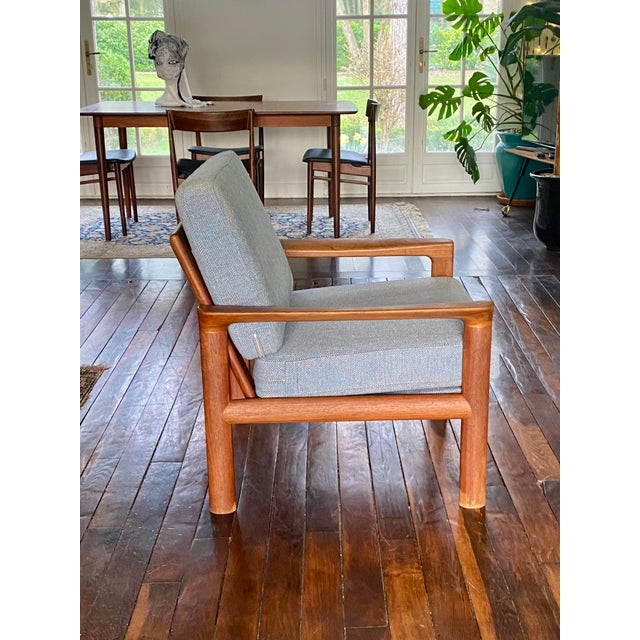 Wood Danish Teak Lounge Chair from Komfort, 1960s For Sale - Image 7 of 15