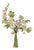 Vanity Mirror Floral Arrangement by Apartment 387 For Sale