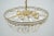 Metal Austrian Crystal Glass Chandelier from Bakalovits and Sons, 1950s For Sale - Image 7 of 11