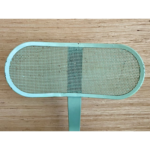 1950s Industrial Metal Mesh Side Chair in the Manner of Jean Prouvé For Sale In Los Angeles - Image 6 of 11