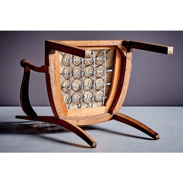 Art Deco Armchairs with Ladder Back, Italy, 1920s, Set of 2 For Sale - Image 12 of 14