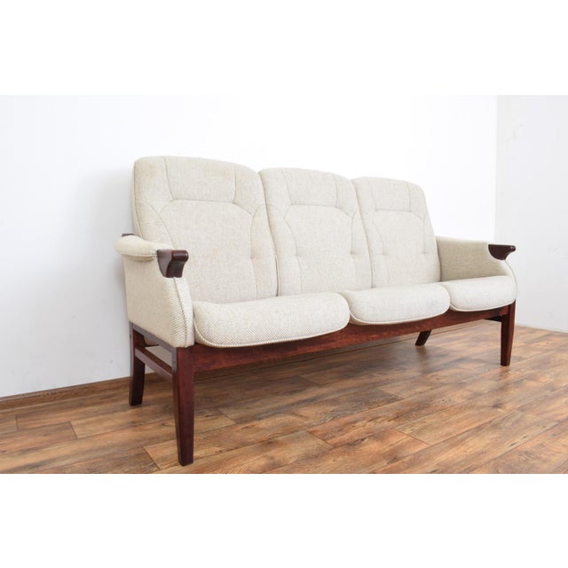 Beige Mid-Century Danish Sofa, 1970s For Sale - Image 8 of 12