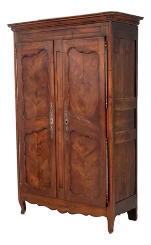 French Provincial Cherrywood Armoire, 18th Century