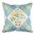 Schumacher Caldwell Patchwork 20" Pillow in Yellow & Cornflower For Sale