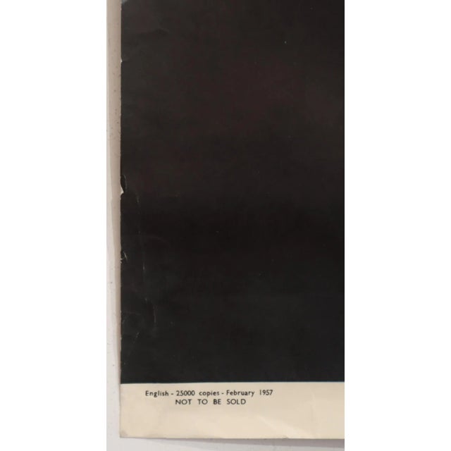 1957 Indian Ministry of Information and Broadcast Travel Poster - Tajmahal: India For Sale - Image 4 of 8