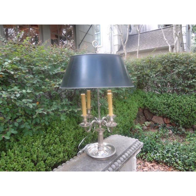 19th Century French Louis XVI Style Bouillotte Lamp For Sale - Image 9 of 12