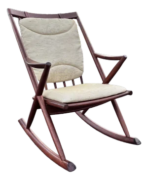 Danish Mid Century Modern Rocking Chair | by K D Furniture