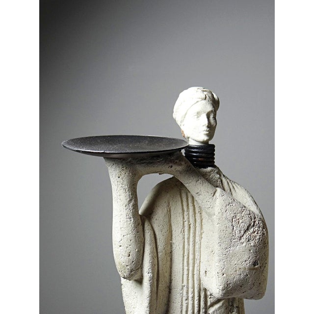 Beige Akwe Priestess Candlesticks in African Style from Holländer, 2010s, Set of 2 For Sale - Image 8 of 16