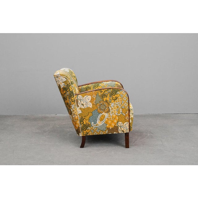 Vintage Art Deco Lounge Chairs in Birch and Pine, 1920s, Set of 2 For Sale - Image 4 of 18