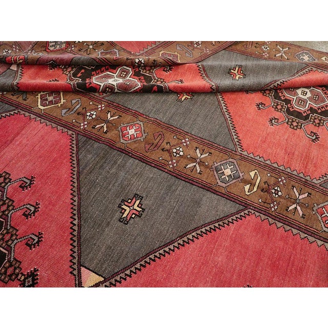 Galerie Shabab Collection Mid-20th Century Turkish Anatolian Room Size Carpet For Sale - Image 10 of 10