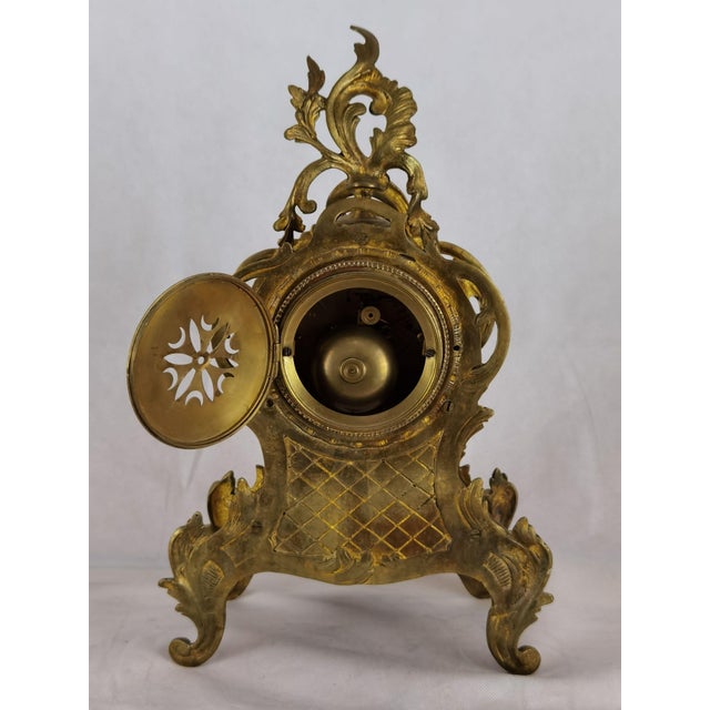 Antique Pendulum Table Clock by Japy Freres, 1855, Set of 3 For Sale - Image 17 of 18