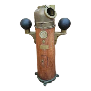 Antique Davies & Co Shopfitters Patt. 196 Yacht Binnacle and Compass
