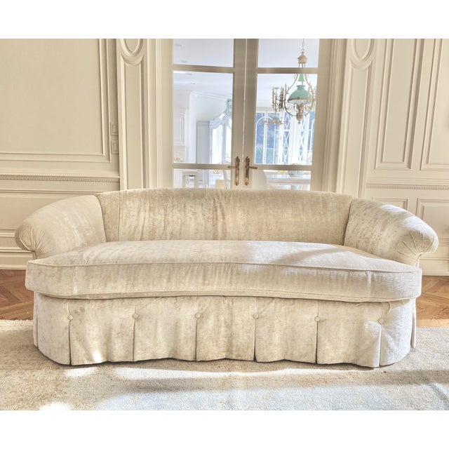Kravet Classic Curved Sofa Chairish