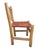 Late 20th Century Vintage Rustic Log Chair & Stool Set For Sale - Image 5 of 17