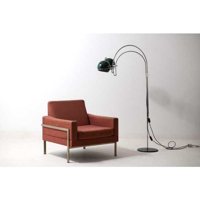 Mid-Century Space Age Double Arc Eyeball Floor Lamp from Gepo, 1960s For Sale - Image 11 of 17