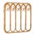 1960s Italian Bamboo and Rattan Wall Rack For Sale