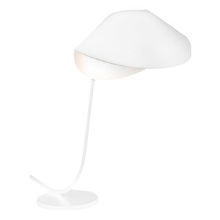 Mid-Century Modern White Antony Table Lamp from Serge Mouille For Sale