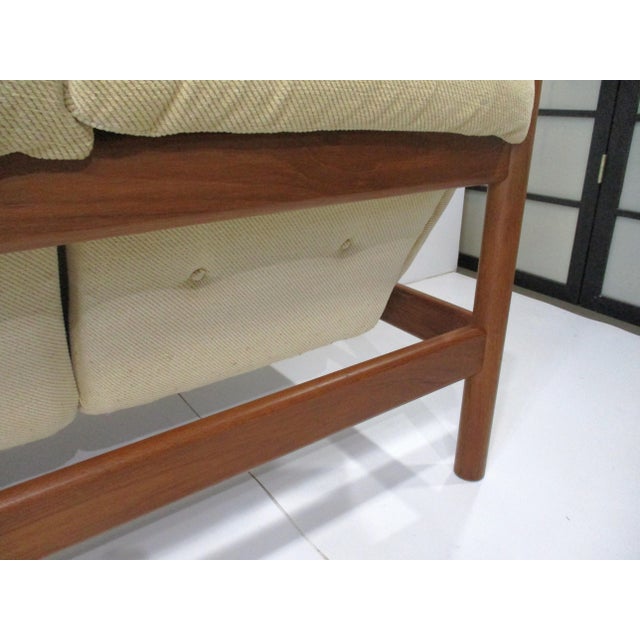 Tan h.p. Hansen Styled Mid Century Sofa by Domino Mobler Denmark For Sale - Image 8 of 12