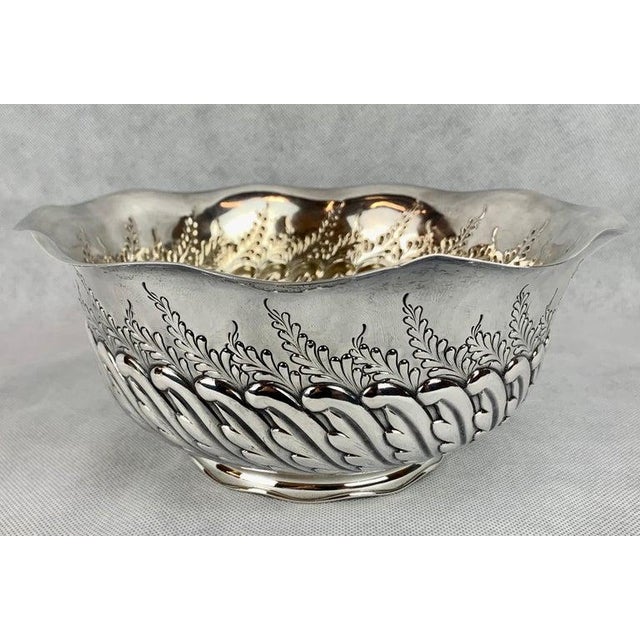 Bailey, Banks & Biddle Sterling Silver Repoussé Bowl-9.5" For Sale - Image 9 of 10